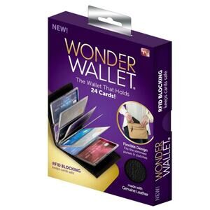 Wonder Wallet Leather RFID Protection
